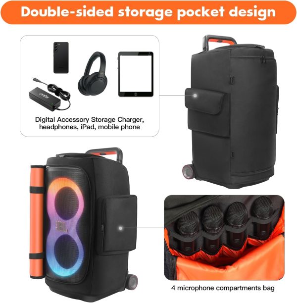 MRINCA Speaker Cover for JBL Partybox 520 - Durable Fabric-3