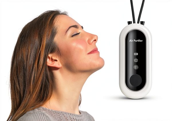 OBMAO Personal Air Purifier Portable Rechargeable No Noise-5