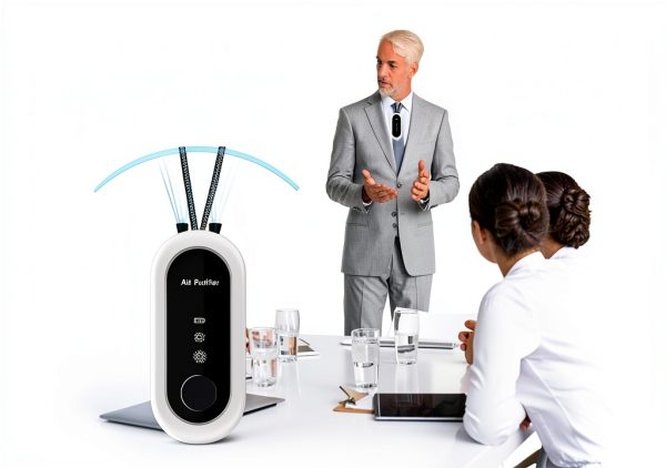 OBMAO Personal Air Purifier Portable Rechargeable No Noise-1