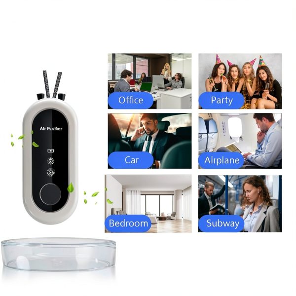 OBMAO Personal Air Purifier Portable Rechargeable No Noise-2