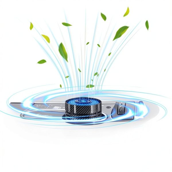 AIRFEEL Car Air Purifier HEPA Filter Aromatherapy Cup Holder-4