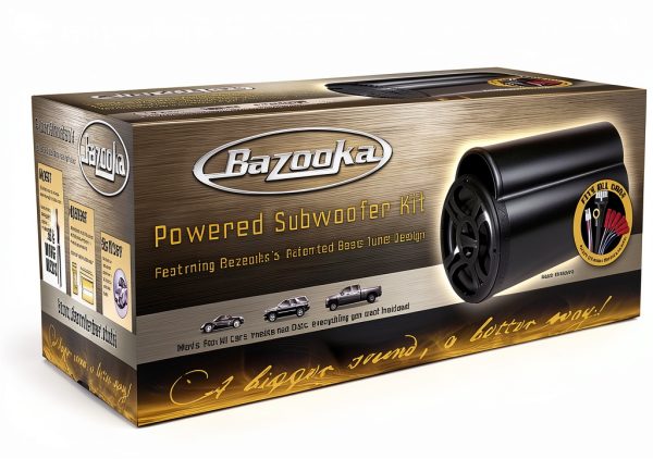 Bazooka 100W Subwoofer 10 Inch Plastic Design-3