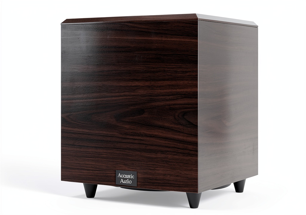 PSW-10 subwoofer installed in a home theater setting