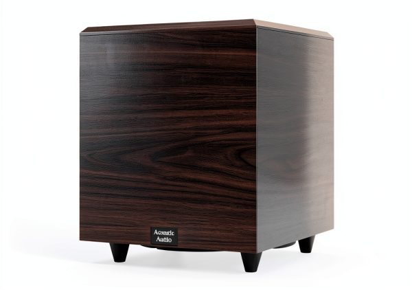 Acoustic Audio PSW-10 Powered Subwoofer Wood-4