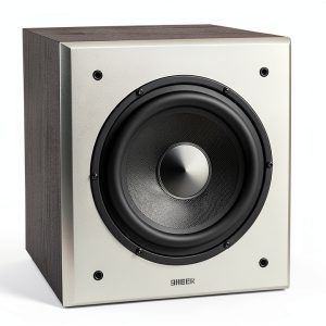 T5 Black 8" Subwoofer Tabletop Mount with MDF Enclosure-0