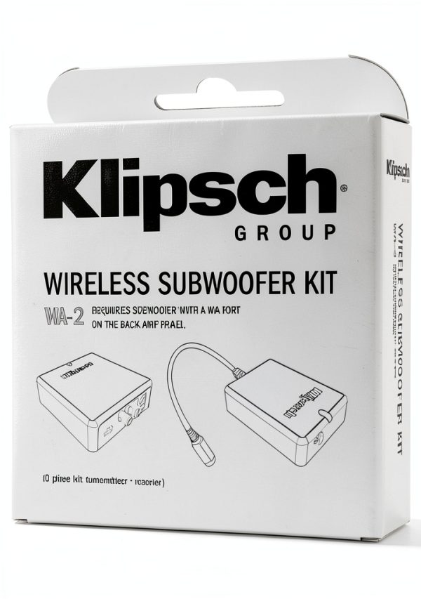 Klipsch WA-2 Flush Mount Subwoofer Adapter Black 8-Inch Bass Boost-1