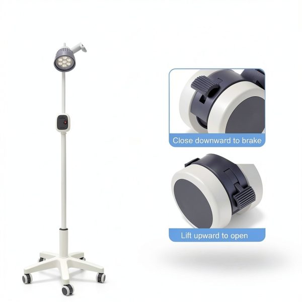 12W LED Medical Exam Light Kang Key Stand with 360° Illumination-4