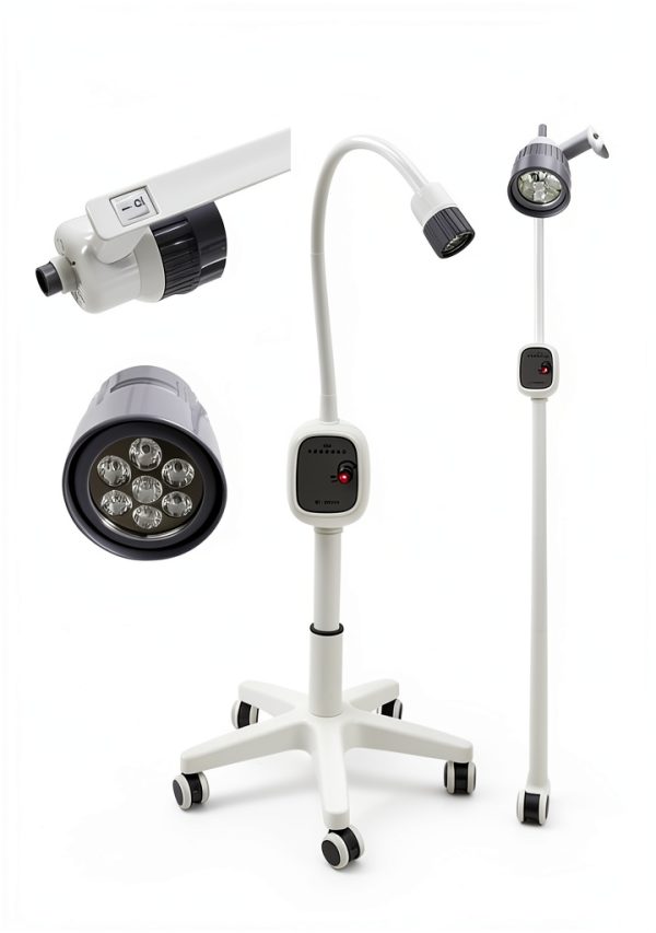 12W LED Medical Exam Light Kang Key Stand with 360° Illumination-5