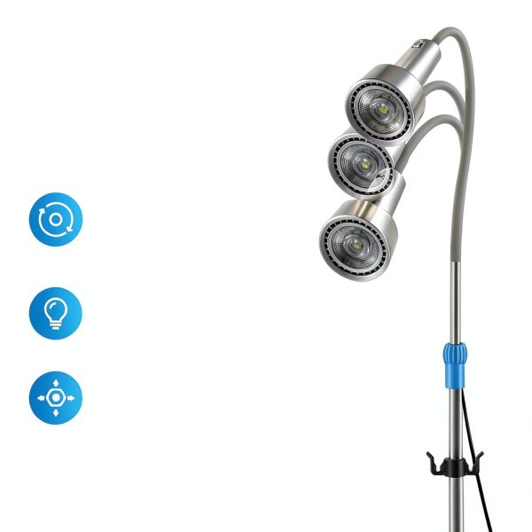 28W LED Surgical Light GSOIGSDKF Lamp with 360° Rotating Steel Base-2