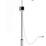 12W Surgical Examination Lamp GSOIGSDKF Floor Stand LED Gooseneck 360°-0