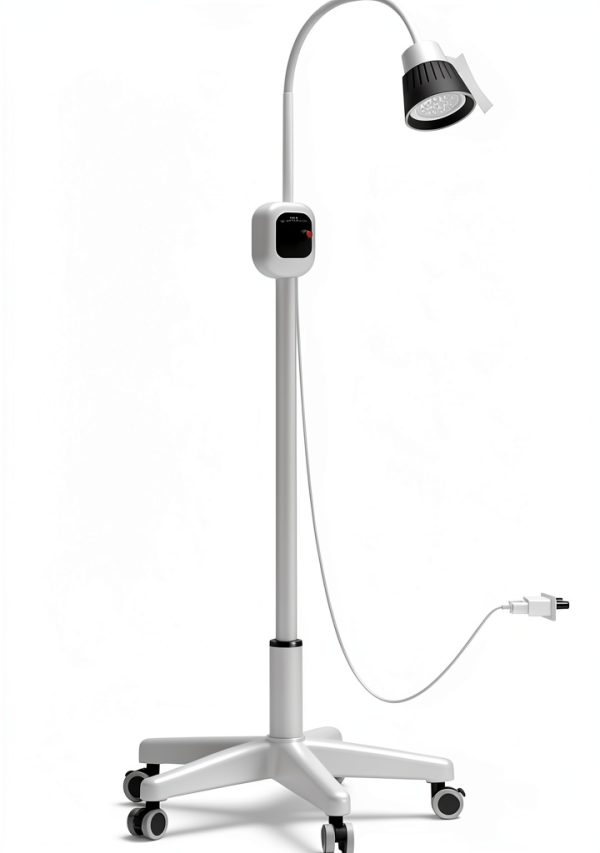 12W Surgical Examination Lamp GSOIGSDKF Floor Stand LED Gooseneck 360°-0