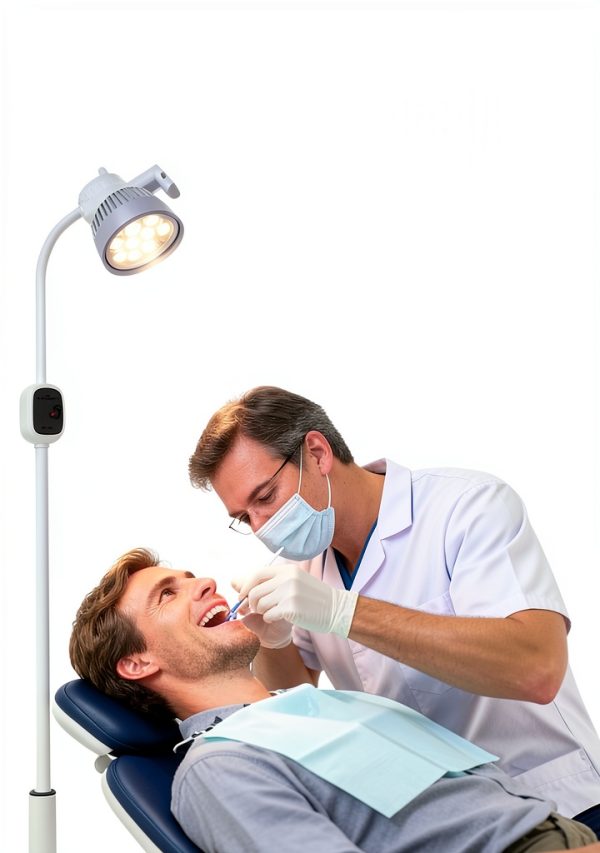 12W LED Medical Exam Light Kang Key Stand with 360° Illumination-0