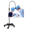 Exam Light WYHBXD Mobile Floor Standing Gooseneck Gynecology Lamp-0