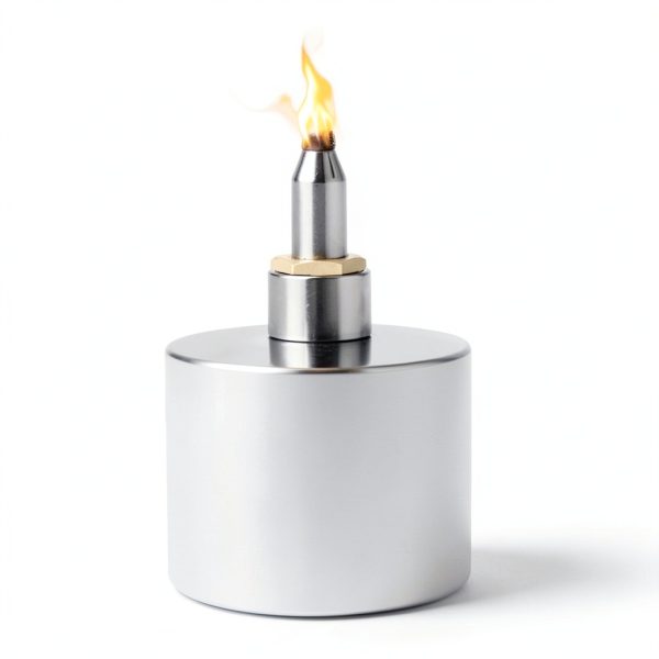 200ml 304 Stainless Steel Alcohol Burner with Wick Anti Explosion Lamp-4